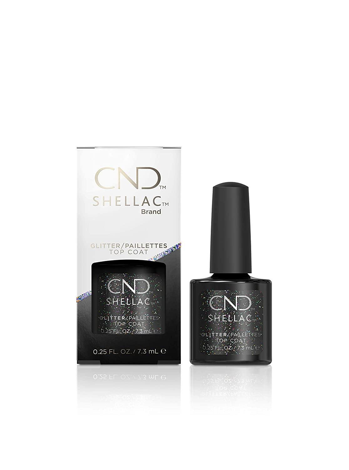 CND Shellac GLITTER Top Coat 0.25oz - Sanida Beauty