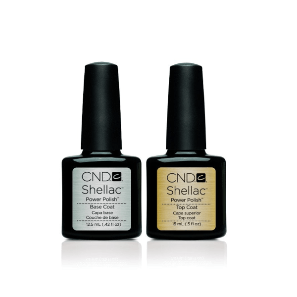 CND Shellac UV Top & Base Coat DUO 0.25oz - Sanida Beauty