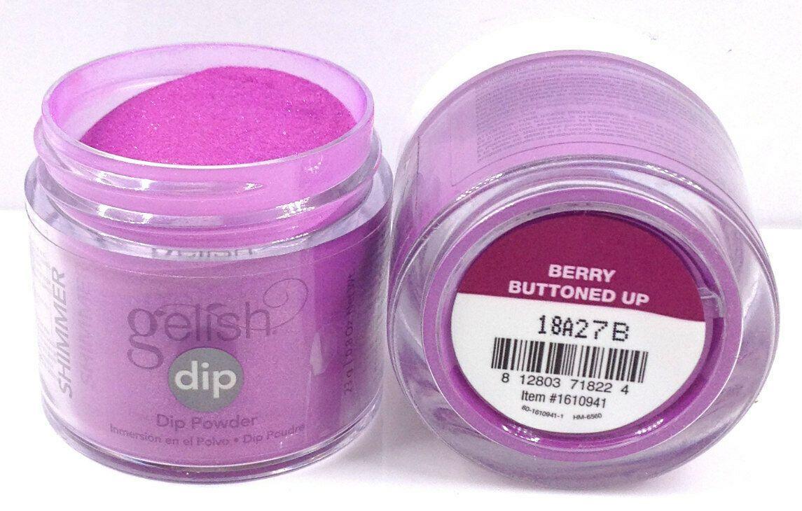 Gelish Dipping Powder - Berry Buttoned Up 0.8oz - Sanida Beauty