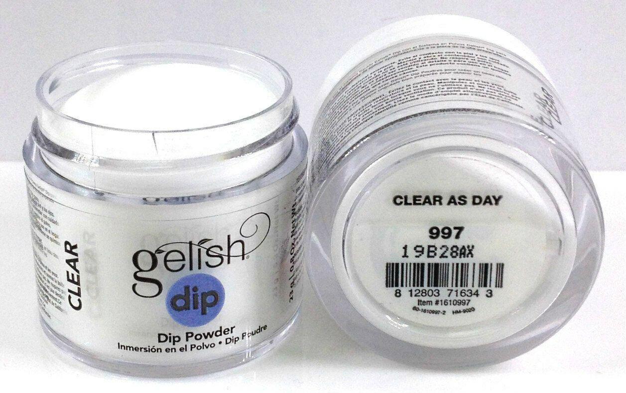 Gelish Dipping Powder - Clear As Day 0.8oz - Sanida Beauty