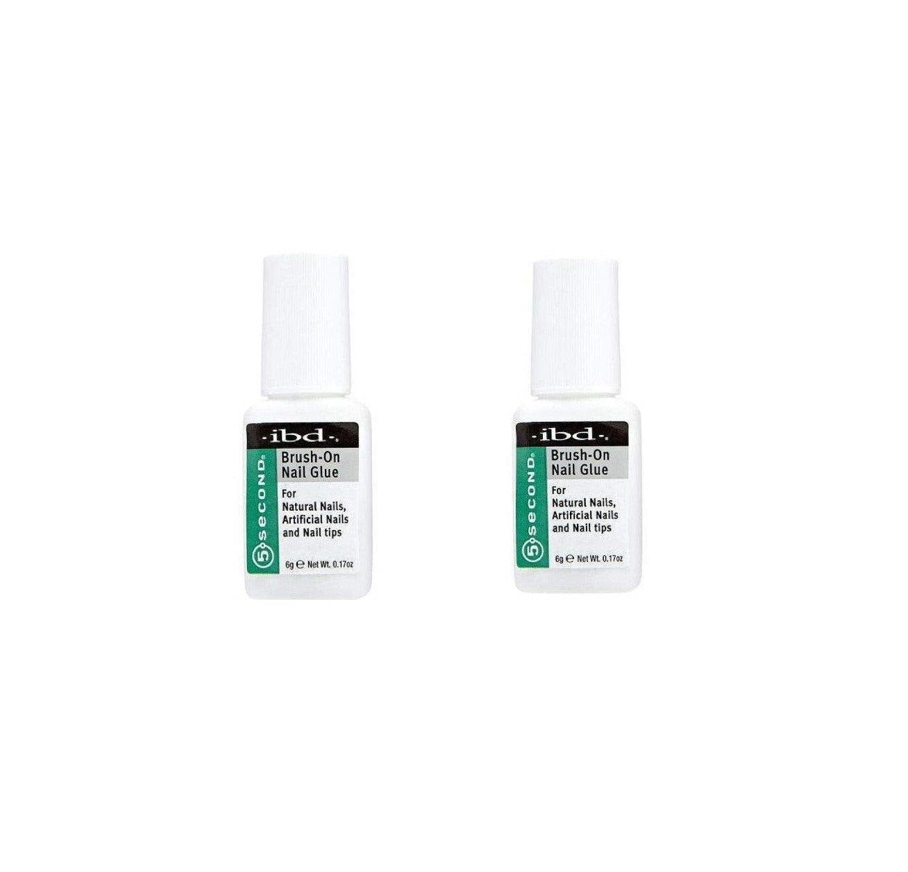 IBD 5 Second Brush On Nail Glue - Treatments by IBD (Pack of 2) - Sanida Beauty