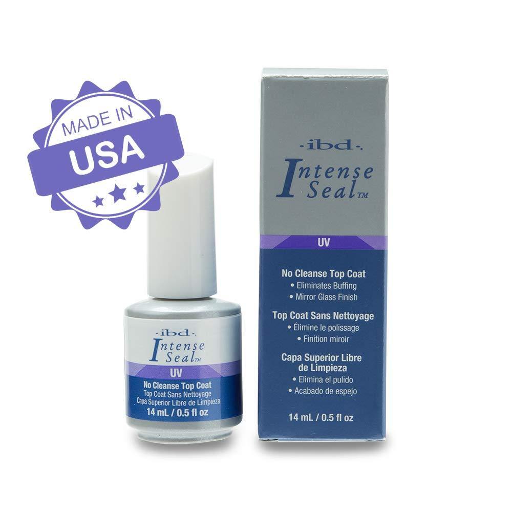 IBD Intense Seal, No-cleanse UV Top Coat 0.5 oz, 2 Pack - Sanida Beauty
