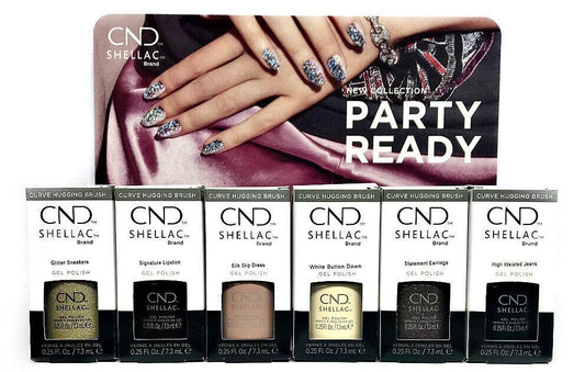 CND Shellac Gel Polish PARTY READY Holiday 2021 Collection - Sanida Beauty