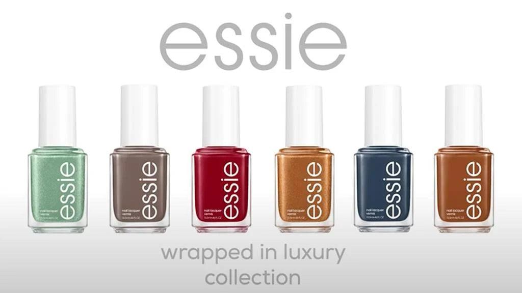 ESSIE Nail Polish WRAPPED IN LUXURY Holiday 2022 - Sanida Beauty