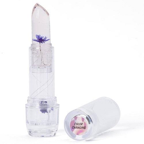 Blossom Crystal Lip Balm Purple Flower - Sanida Beauty