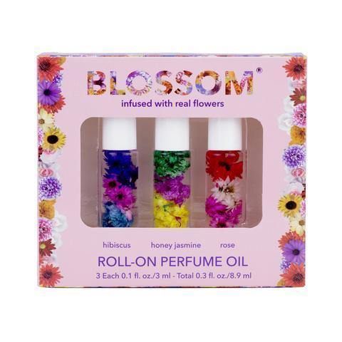 Blossom Roll-On Perfume Oil Set of 3-0.1oz/3ml/each - Sanida Beauty