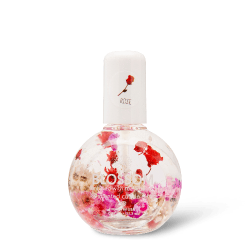 Blue Cross Blossom – Cuticle Oil with Real Flowers 0.92 oz - Rose - Sanida Beauty