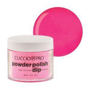 Cuccio Powder Dip 2oz - Bright Neon Pink - Sanida Beauty