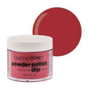 Cuccio Powder Dip 2oz - Candy Apple Red - Sanida Beauty