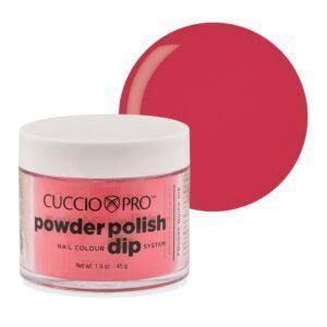 Cuccio Powder Dip 2oz - Cherry Red - Sanida Beauty