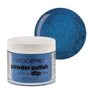Cuccio Powder Dip 2oz - Deep Blue W/ Blue Mica - Sanida Beauty