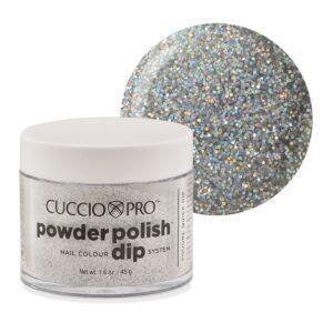 Cuccio Powder Dip 2oz - Deep Silver Glitter - Sanida Beauty