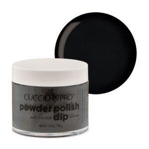 Cuccio Powder Dip 2oz - Midnight Black - Sanida Beauty