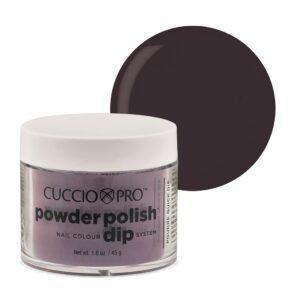 Cuccio Powder Dip 2oz - Plum W/ Black Undertones - Sanida Beauty