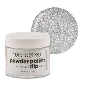 Cuccio Powder Dip 2oz - Silver Glitter - Sanida Beauty