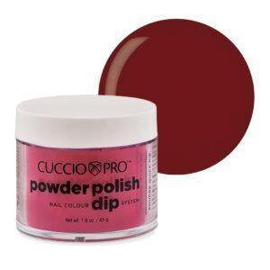 Cuccio Powder Dip 2oz - Strawberry Red - Sanida Beauty