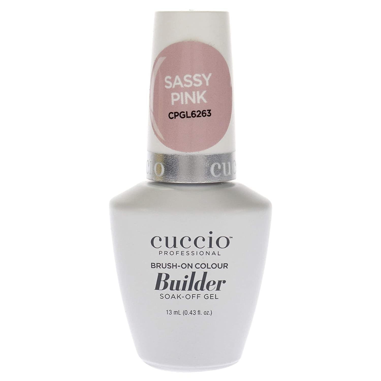 CUCCIO PRO BRUSH-ON COLOUR BUILDER GEL 15 ml - Sassy Pink - Sanida Beauty