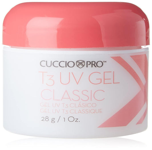 Cuccio Pro T3 UV Gel Clear for High Shine Natural and Artificial Nails 28g - Sanida Beauty