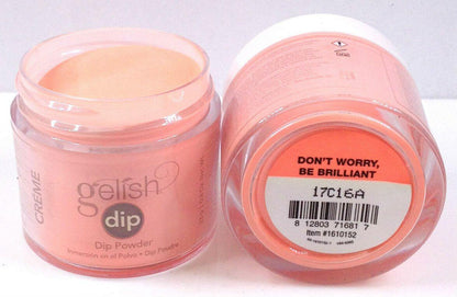 Gelish Dipping Powder - Don't Worry, Be Brillant 0.8oz - Sanida Beauty