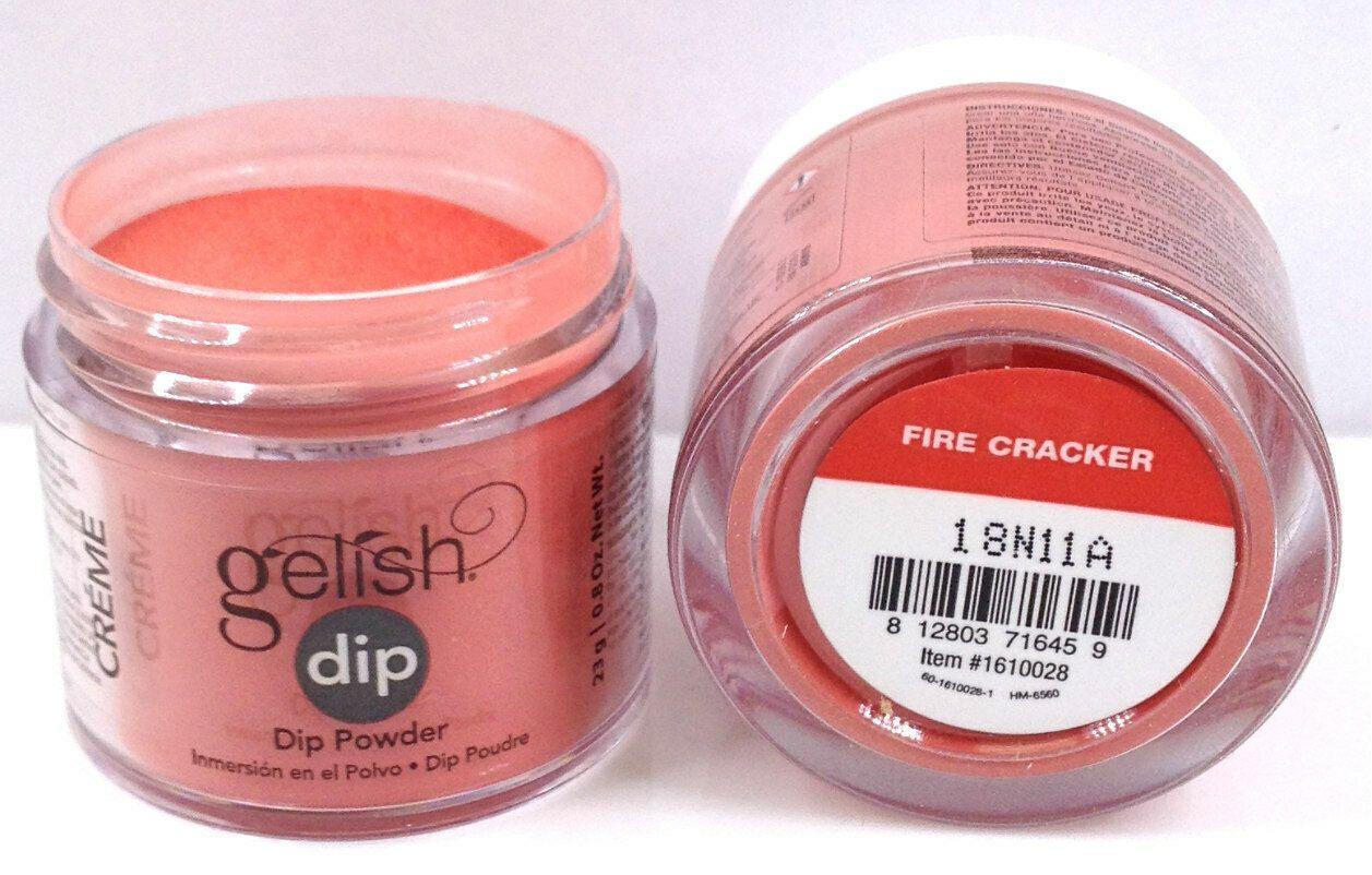 Gelish Dipping Powder - Fire Cracker 0.8oz - Sanida Beauty
