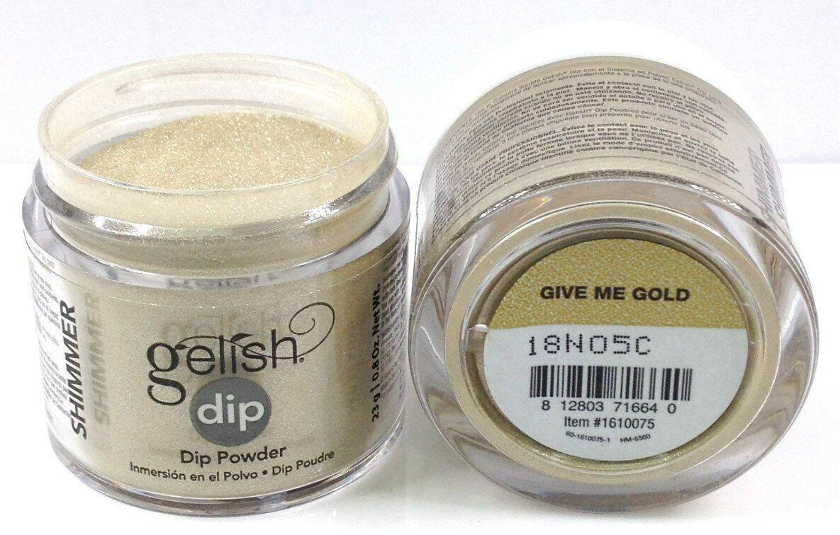 Gelish Dipping Powder - Give Me Gold 0.8oz - Sanida Beauty