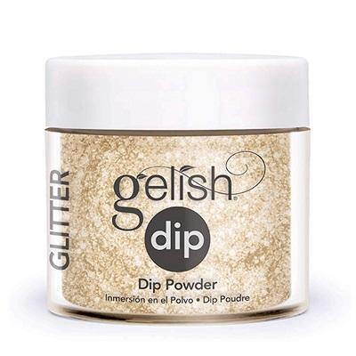 Gelish Dipping Powder - Glitter & Gold 0.8oz - Sanida Beauty