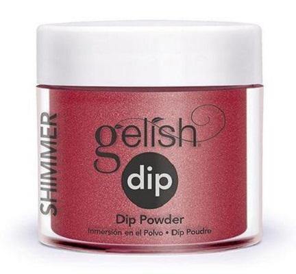 Gelish Dipping Powder - Ruby Two-Shoes 0.8oz - Sanida Beauty