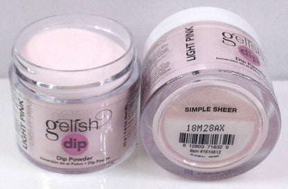 Gelish Dipping Powder - Simple Sheer 0.8oz - Sanida Beauty