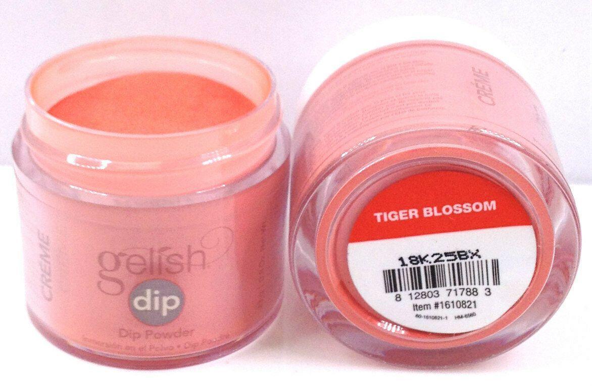 Gelish Dipping Powder - Tiger Blossom 0.8oz - Sanida Beauty