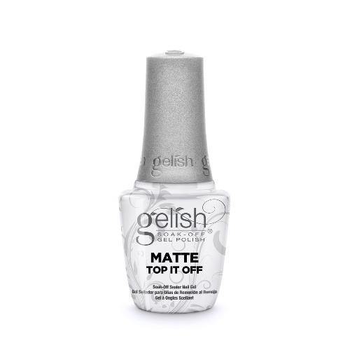 Gelish Matte Top It Off Soak-Off Sealer Gel 15 mL - 0.5 Fl. Oz - Sanida Beauty