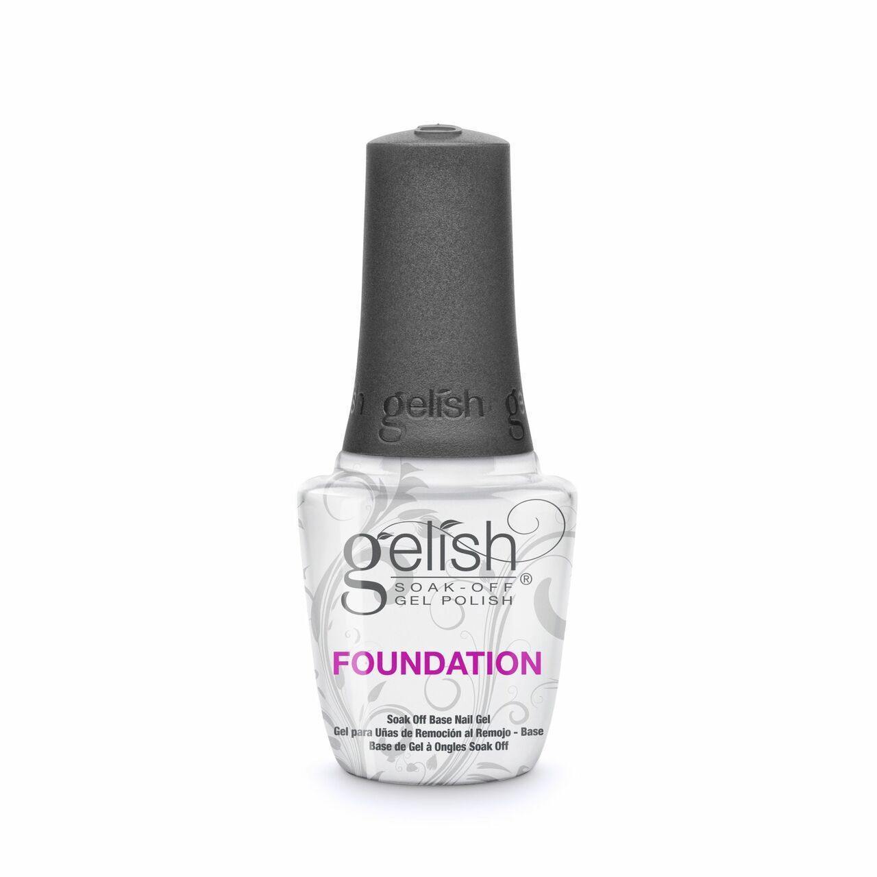 Gelish Soak OFF Gel Polish - FOUNDATION - 15 ml. 0.5 oz - Sanida Beauty