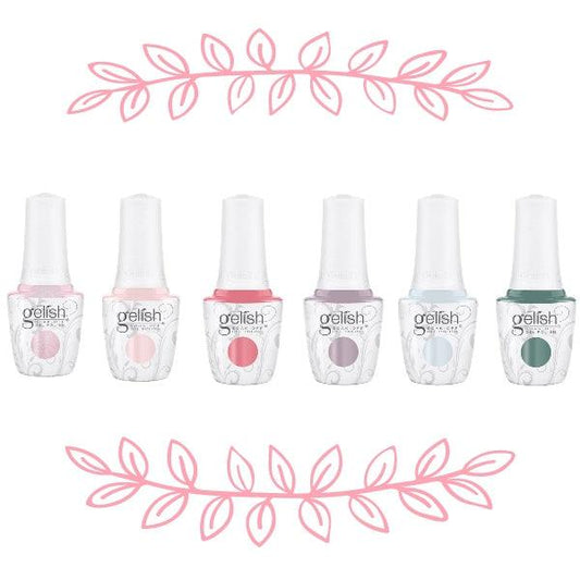 Harmony Gelish - FULL BLOOM Spring 2022 Collection - Full Set 6 Colors - Sanida Beauty