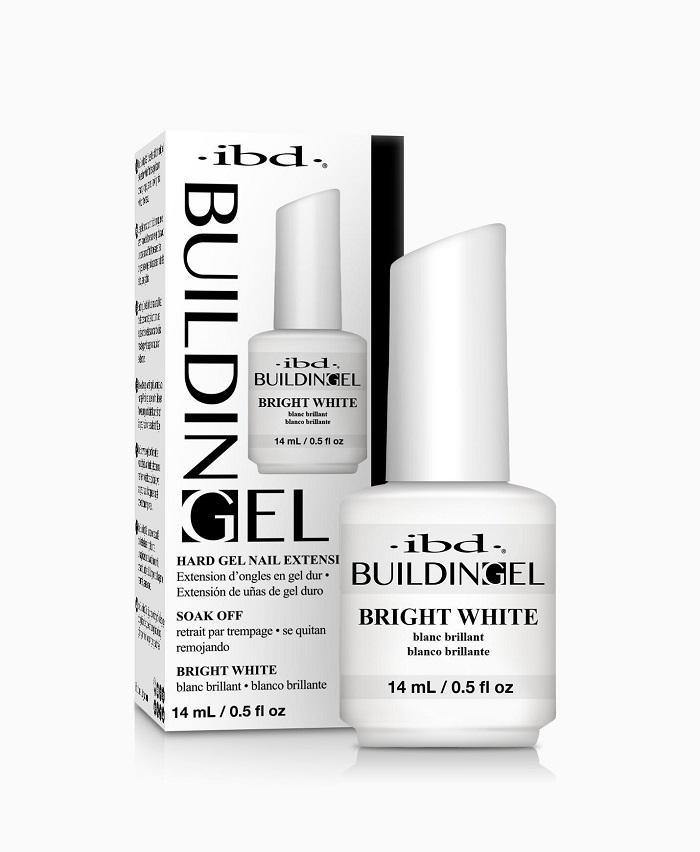 IBD Building Gel - Bright White 0.5oz - Sanida Beauty