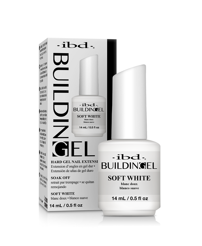 IBD Building Gel - Soft White 0.5oz - Sanida Beauty