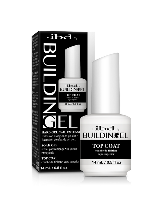 IBD Building Gel Top Coat 0.5oz - Sanida Beauty