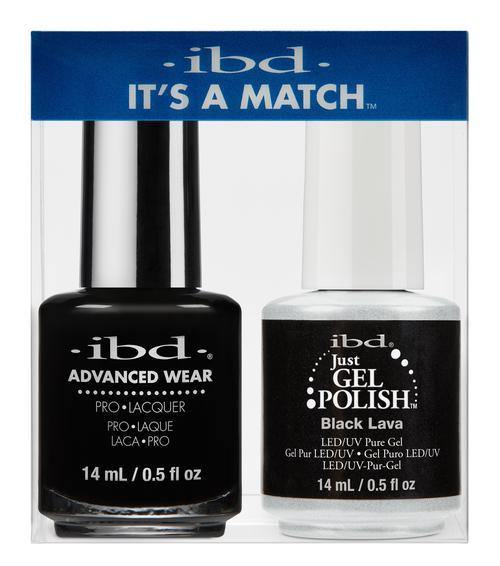 IBD Gel + NL Duo - Black Lava - Sanida Beauty