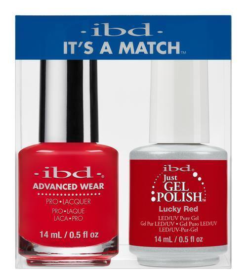IBD Gel + NL Duo - Lucky Red - Sanida Beauty