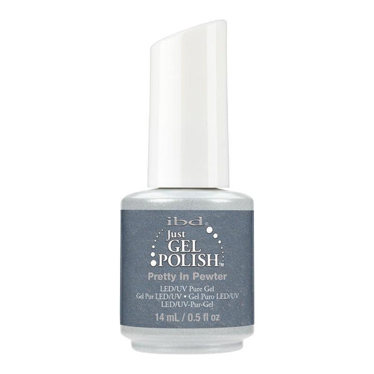 IBD Just Gel Pretty In Pewter 0.5oz - Sanida Beauty