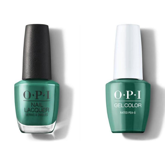 OPI Nail Lacquer + GelColor - Rated Pea-G .5oz - Sanida Beauty