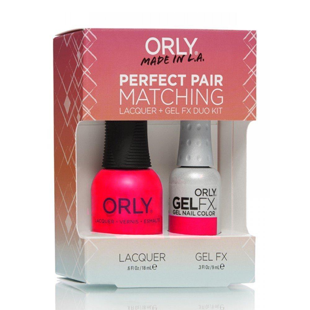 Orly Perfect Pair Gel & Lacquer Duo Kit, Neon Heat - Sanida Beauty