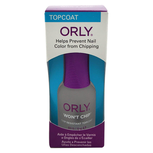 Orly Top Nail Coat, Won't Chip, 0.6 Ounce - Sanida Beauty